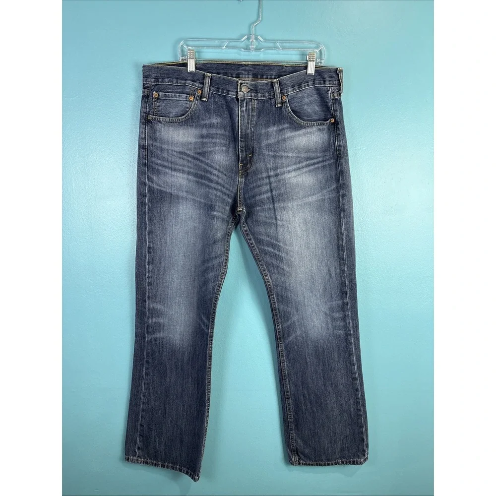 Levi's 527 Jeans 38x32 Cowboy Wide Leg Whiskers USA